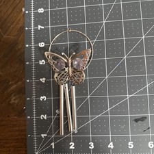Butterfly silver toned for sale  Memphis
