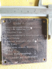 Riginal hanomag schild gebraucht kaufen  Bückeburg