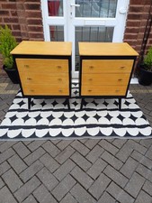 Pair vintage bedside for sale  SUTTON COLDFIELD
