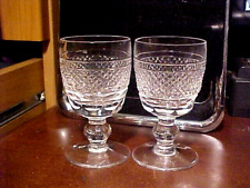 # 2 Pares de 2 Cálices de Vinho do Porto Vintage Waterford Irlanda Cristal CASHEL 3 7/8" comprar usado  Enviando para Brazil