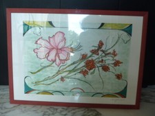 Litografia quadro prova usato  Genova