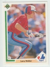Usado, 1991 Upper Deck MLB #536 Larry Walker Expos Rockies MVP HOF comprar usado  Enviando para Brazil