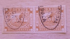 Francobolli timbrati buenos usato  Zoagli