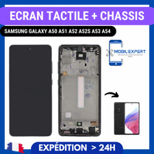 ECRAN + VITRE TACTILE SUR CHASSIS SAMSUNG GALAXY A50 A51 A52 A52S A53 A54 4G/5G comprar usado  Enviando para Brazil