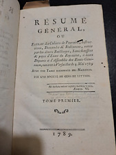 Résumé général exact d'occasion  Bapaume