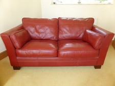 Soft red leather for sale  MARLBOROUGH