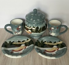 Holiday snowman serveware for sale  Hendersonville