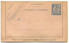 Papelaria postal francesa PO Egito (Alexandria) 1903 25c L/cartão Mi K.3 un PRESO comprar usado  Enviando para Brazil