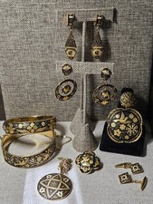 Vintage damascene jewelry for sale  Belleville