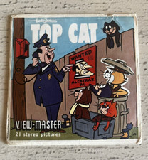 1962 Top Cat Sawyers View-Master pacote com 3 carretéis B513 Hanna Barbera TV desenho animado EX comprar usado  Enviando para Brazil