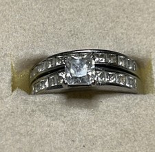 Princess solitaire bridal for sale  Normal