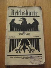 Alte reichskarte harz gebraucht kaufen  Radeberg, Wachau