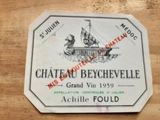 Etiquette vin chateau d'occasion  Quimperlé