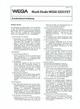 Wega service manual gebraucht kaufen  Salzgitter