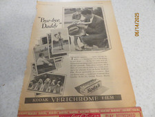 FILME KKODAK VERICHROME 1933 BYE BYE DADDY, ANÚNCIO DE JORNAL FAMILY HERALD comprar usado  Enviando para Brazil