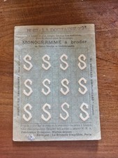 Monogramme broder initiales d'occasion  Auxerre