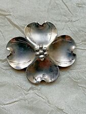 Usado, Broche vintage prata esterlina madeira de cachorro - TREVO 4 folhas - 2,8cm - por Stuart NYE comprar usado  Enviando para Brazil