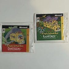 The Magic School Bus Explores The Rainforest & Age of Dinosaurs (PC CD-ROM), VINTAGE comprar usado  Enviando para Brazil