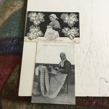 Old postcards lace for sale  FARNHAM