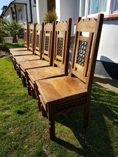 Solid oak chairs. for sale  WESTCLIFF-ON-SEA