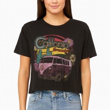Blusa cropped feminina Social Culture preta California Dreaming tamanho G comprar usado  Enviando para Brazil