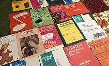 Lote Vintage de Livros de Piano Estudantil, 15 Livros/Folha de Música, Efêmera, Diário, usado comprar usado  Enviando para Brazil