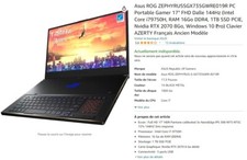 Portable gamming zephyrus d'occasion  Ploëzal