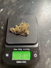 solid gold curb chain for sale  NOTTINGHAM
