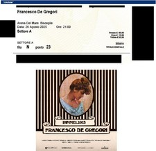 Biglietti ticket concerto usato  Andria