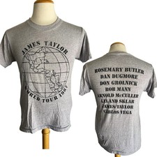 Camiseta JAMES TAYLOR (19887) Oficial Vintage Anos 80 World Tour SCREEN STARS Média, usado comprar usado  Enviando para Brazil