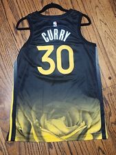 Usado, Camiseta deportiva Golden State Warriors Stephen Curry NBA Nike para hombre talla M 44 edición City segunda mano  Embacar hacia Argentina