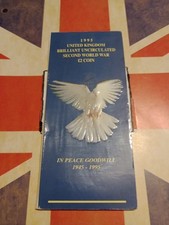 Usado, BUNC - 1995 Fim da Segunda Guerra Mundial 50º Aniversário £2 Moeda de Duas Libras Não Circulada comprar usado  Enviando para Brazil