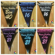 Personalised birthday bunting for sale  THETFORD