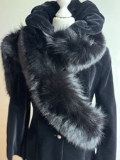 Große schwarze pelzstola gebraucht kaufen  Berlin