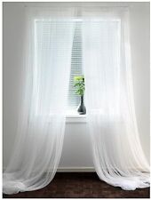 Sheer curtains pair for sale  BASINGSTOKE