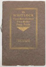 Whitlock printing press for sale  Batesville