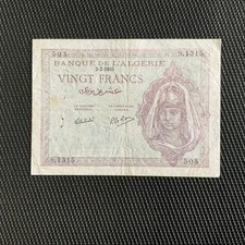 Algérie francs 1945 d'occasion  Saint-Grégoire