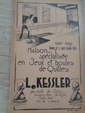 1937 catalogue jeux d'occasion 1937 catalogue jeux d'occasion  Vesoul