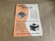Hornby controllers leaflet for sale  LOUGHBOROUGH