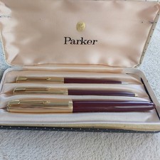 vintage parker pen set for sale  CHIPPENHAM