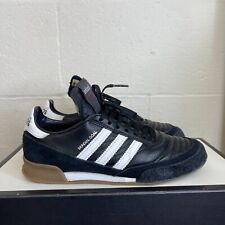 Tênis de futebol Adidas Mundial Goal 019310 couro preto com cadarço masculino tamanho 5, usado comprar usado  Enviando para Brazil