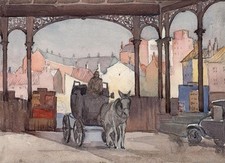Antique watercolour painting for sale  UK