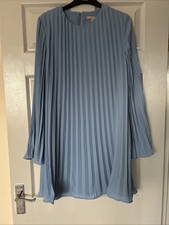 Powder blue pleated for sale  COLCHESTER