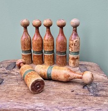 Vintage wooden skittles for sale  DARLINGTON
