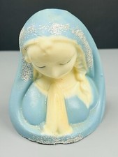 Vela Vintage Natal Azul Madonna Mary Will& Baumer - Pacote Original comprar usado  Enviando para Brazil