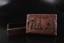 U7185: XF Caixa de Acessórios de Metal Japonês Tsuishu Pessoa Recipiente de Flor comprar usado  Enviando para Brazil