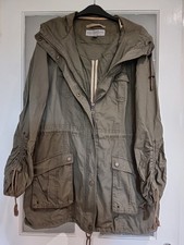 Mens khaki hooded for sale  CAERPHILLY