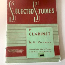 Estudos selecionados para clarinete por H. Voxman comprar usado  Enviando para Brazil