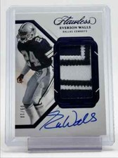 EVERSON WALLS 2023 PATCH IMPECÁVEL AUTÓGRAFO AZUL SAFIRA AUTOGRAFADO 09/10 comprar usado  Enviando para Brazil