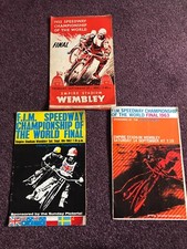 Speedway programmes final for sale  POOLE